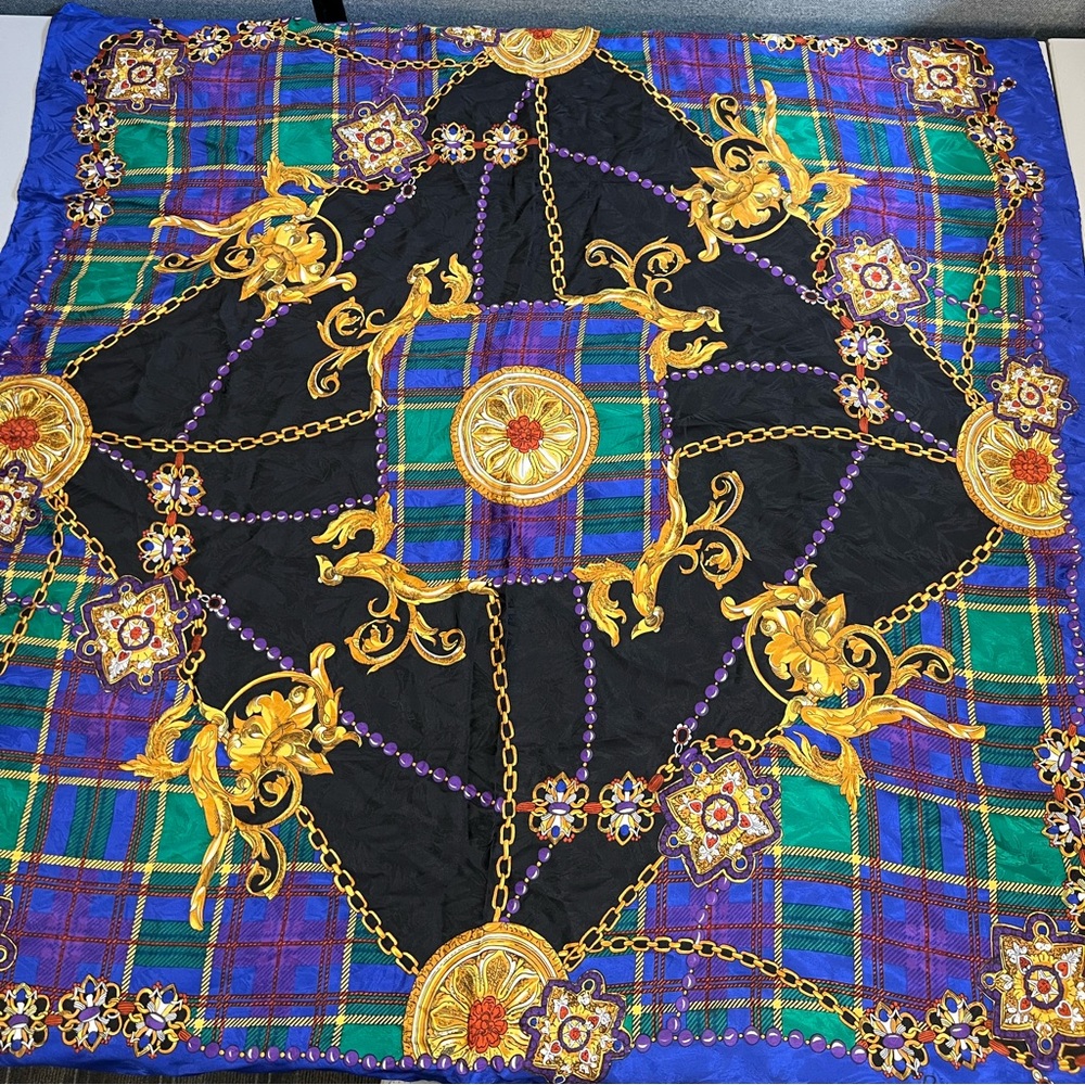Vintage Pierre Cardin 100% Silk Scarf